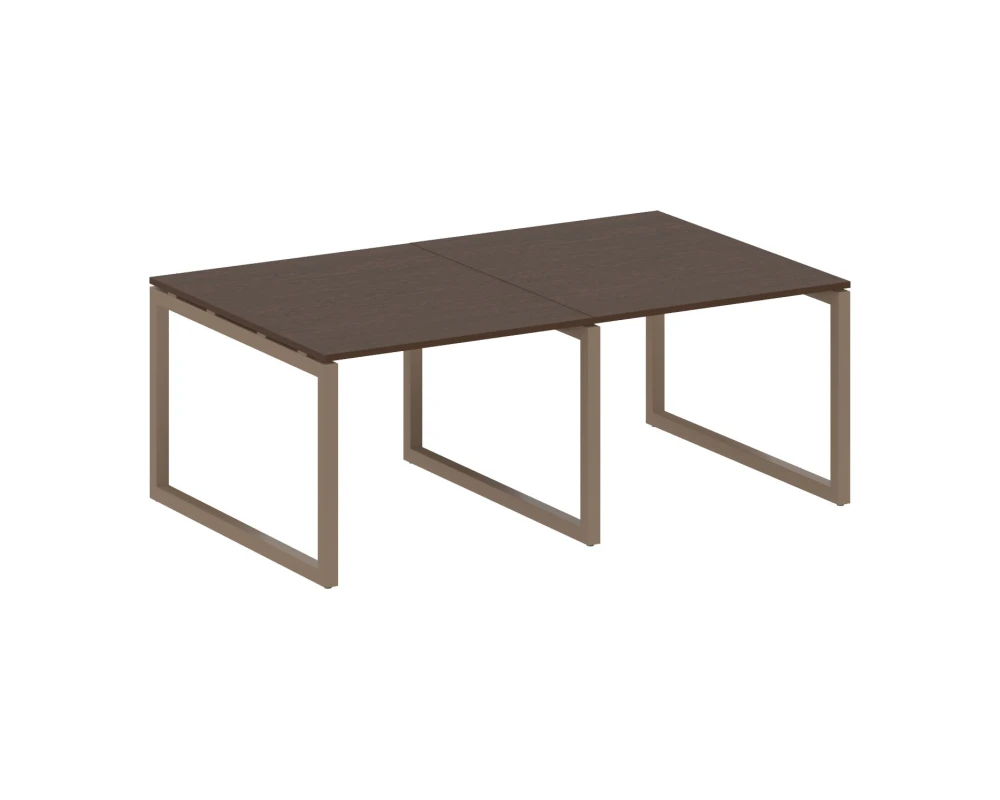 Переговорный стол (2 столешницы) на О-образном м/к 2000x1235x750 Метал Систем Куатро 5x5 / Metal System Quattro 5x5