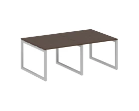 Переговорный стол (2 столешницы) на О-образном м/к 2000x1235x750 Метал Систем Куатро 5x5 / Metal System Quattro 5x5 images