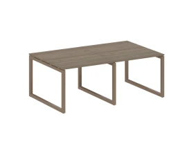 Переговорный стол (2 столешницы) на О-образном м/к 2000x1235x750 Метал Систем Куатро 5x5 / Metal System Quattro 5x5 images