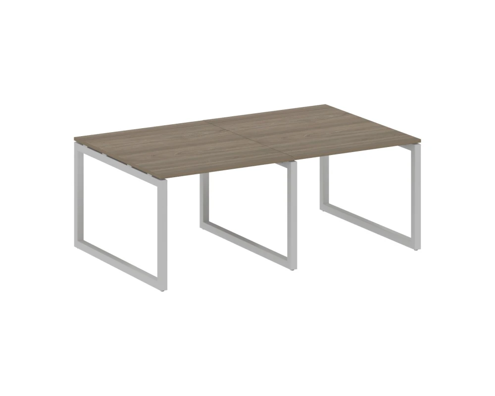 Переговорный стол (2 столешницы) на О-образном м/к 2000x1235x750 Метал Систем Куатро 5x5 / Metal System Quattro 5x5