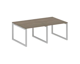 Переговорный стол (2 столешницы) на О-образном м/к 2000x1235x750 Метал Систем Куатро 5x5 / Metal System Quattro 5x5 images