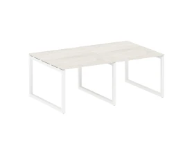 Переговорный стол (2 столешницы) на О-образном м/к 2000x1235x750 Метал Систем Куатро 5x5 / Metal System Quattro 5x5 images