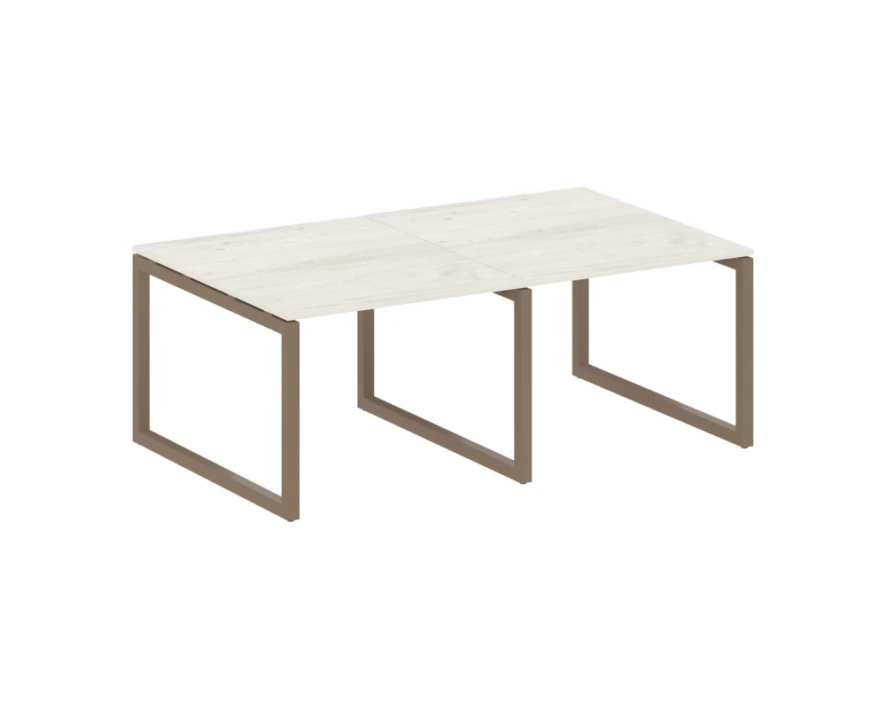 Переговорный стол (2 столешницы) на О-образном м/к 2000x1235x750 Метал Систем Куатро 5x5 / Metal System Quattro 5x5