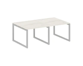 Переговорный стол (2 столешницы) на О-образном м/к 2000x1235x750 Метал Систем Куатро 5x5 / Metal System Quattro 5x5 images
