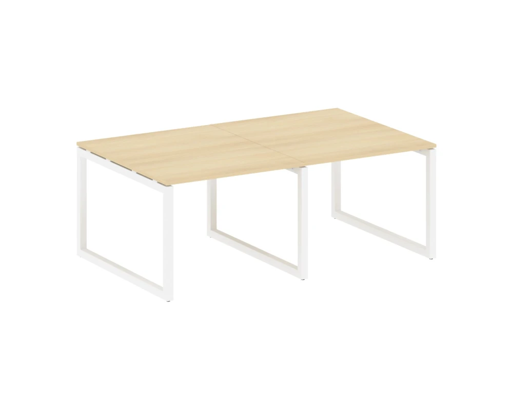 Переговорный стол (2 столешницы) на О-образном м/к 2000x1235x750 Метал Систем Куатро 5x5 / Metal System Quattro 5x5