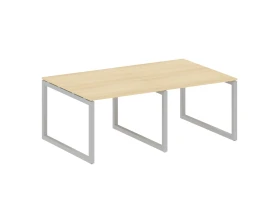 Переговорный стол (2 столешницы) на О-образном м/к 2000x1235x750 Метал Систем Куатро 5x5 / Metal System Quattro 5x5 images