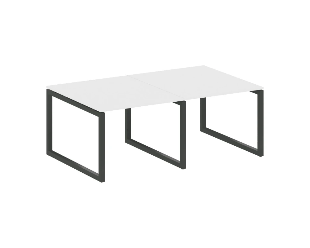 Переговорный стол (2 столешницы) на О-образном м/к 2000x1235x750 Метал Систем Куатро 5x5 / Metal System Quattro 5x5