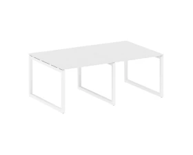 Переговорный стол (2 столешницы) на О-образном м/к 2000x1235x750 Метал Систем Куатро 5x5 / Metal System Quattro 5x5 images