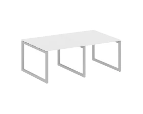 Переговорный стол (2 столешницы) на О-образном м/к 2000x1235x750 Метал Систем Куатро 5x5 / Metal System Quattro 5x5 images