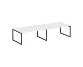 Переговорный стол (2 столешницы) на О-образном м/к 3600x1235x750 Метал Систем Куатро 5x5 / Metal System Quattro 5x5 images