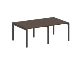 Переговорный стол (2 столешницы) на П-образном м/к 2000x1235x750 Метал Систем Куатро 5x5 / Metal System Quattro 5x5 images