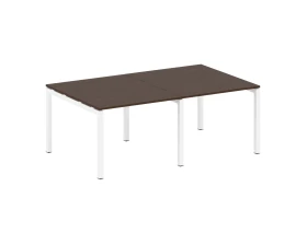 Переговорный стол (2 столешницы) на П-образном м/к 2000x1235x750 Метал Систем Куатро 5x5 / Metal System Quattro 5x5 images