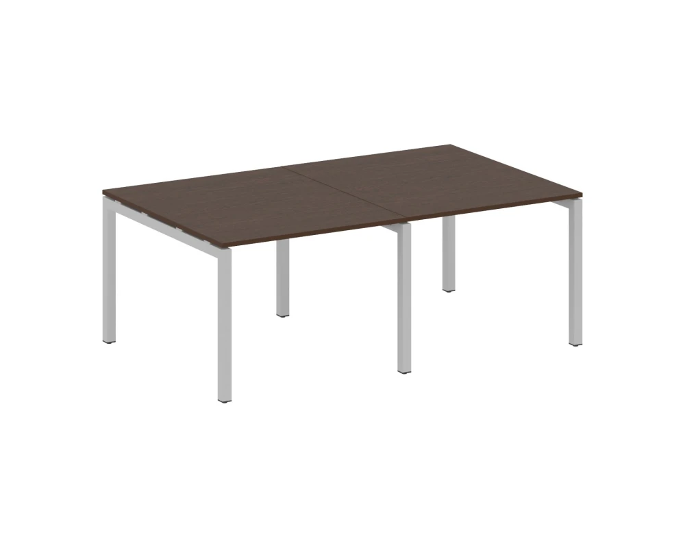 Переговорный стол (2 столешницы) на П-образном м/к 2000x1235x750 Метал Систем Куатро 5x5 / Metal System Quattro 5x5