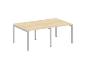 Переговорный стол (2 столешницы) на П-образном м/к 2000x1235x750 Метал Систем Куатро 5x5 / Metal System Quattro 5x5 images