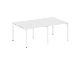 Переговорный стол (2 столешницы) на П-образном м/к 2000x1235x750 Метал Систем Куатро 5x5 / Metal System Quattro 5x5 images