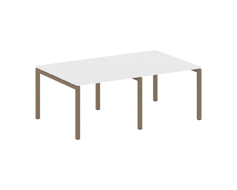 Переговорный стол (2 столешницы) на П-образном м/к 2000x1235x750 Метал Систем Куатро 5x5 / Metal System Quattro 5x5