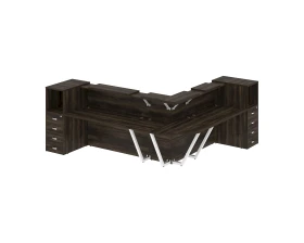 Ресепшн K-33 2607x3007x1187 Оникс / Onix images