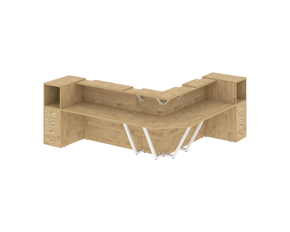 Ресепшн K-33 2607x3007x1187 Оникс / Onix