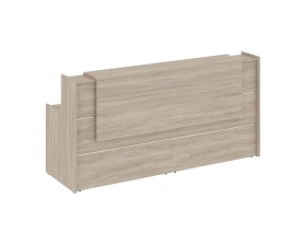 Ресепшн K-9 2410x766x1187 Оникс / Onix images