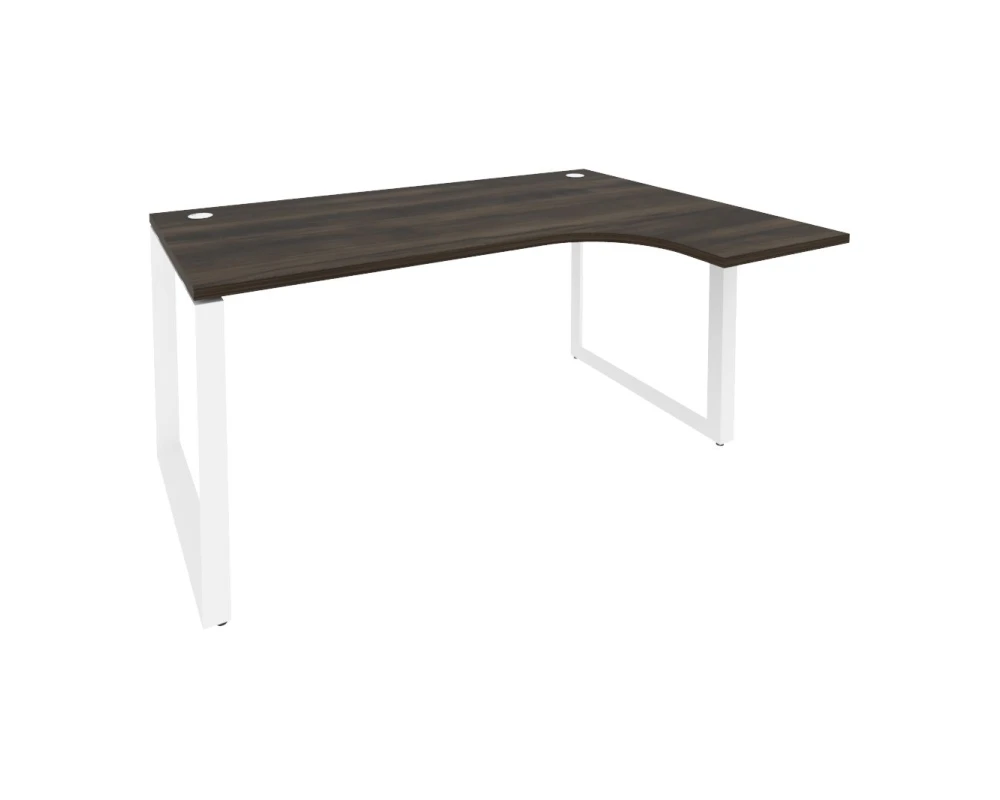 Стол эргономичный правый на О-образном м/к 1580x1180x750 (800/460) Оникс / Onix