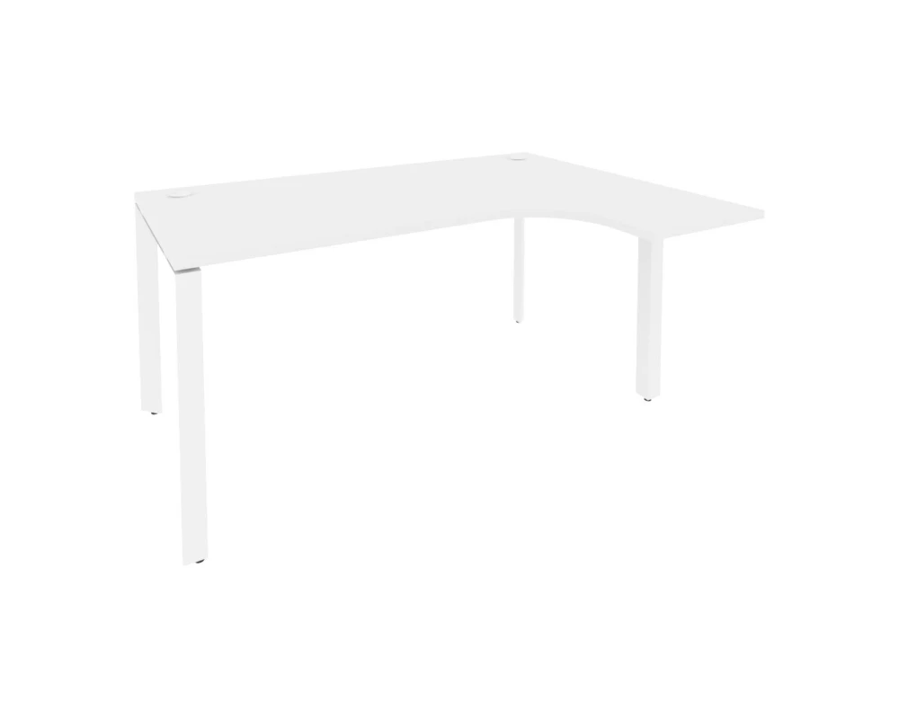 Стол эргономичный правый на П-образном м/к 1580x1180x750 (800/460) Оникс / Onix