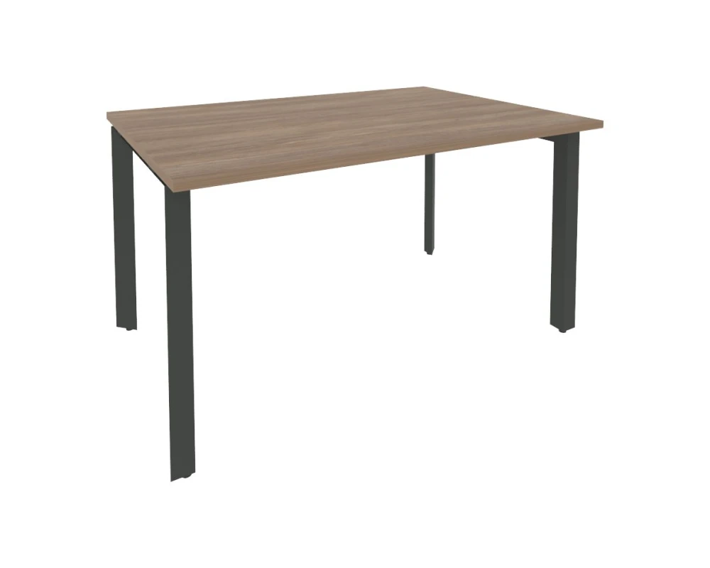 Стол переговорный (1 столешница) на П-образном м/к 1380x980x750 Оникс / Onix