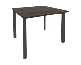 Стол переговорный (1 столешница) на П-образном м/к 980x980x750 Оникс / Onix images