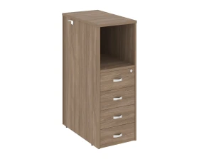 Тумба 4 ящика завершающая, правая Оникс / Onix images