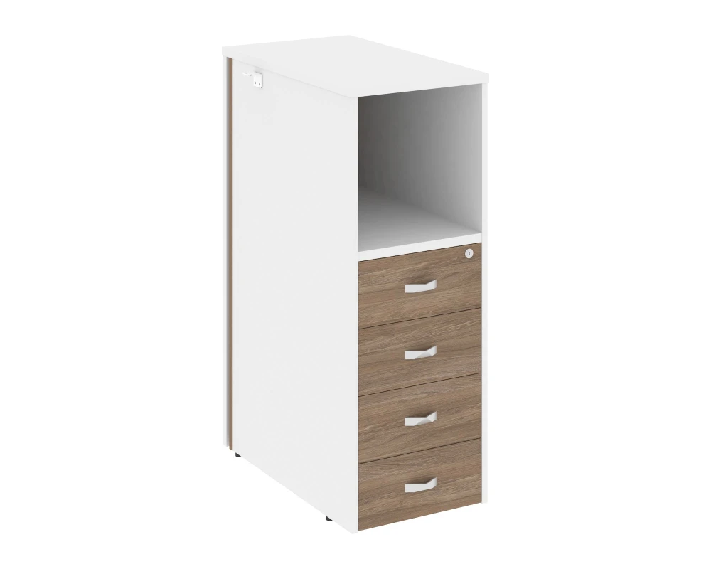 Тумба 4 ящика завершающая, правая Оникс / Onix