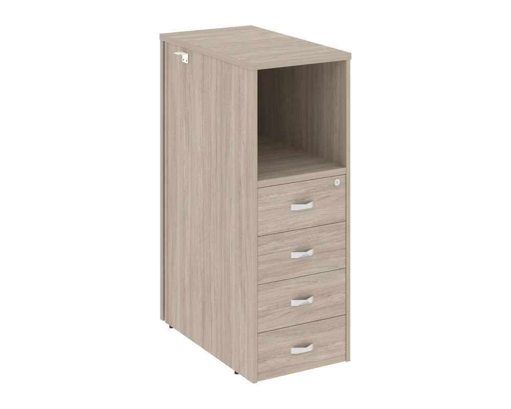 Тумба 4 ящика завершающая, правая Оникс / Onix