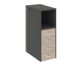 Тумба 4 ящика завершающая, правая Оникс / Onix images