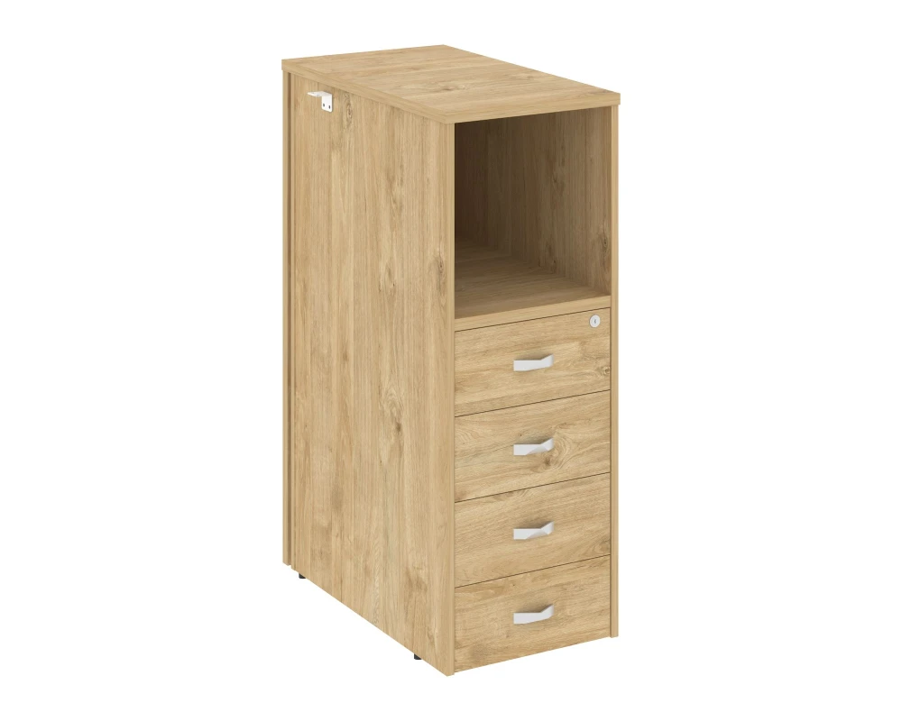 Тумба 4 ящика завершающая, правая Оникс / Onix