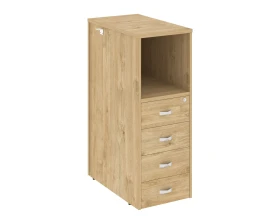 Тумба 4 ящика завершающая, правая Оникс / Onix images