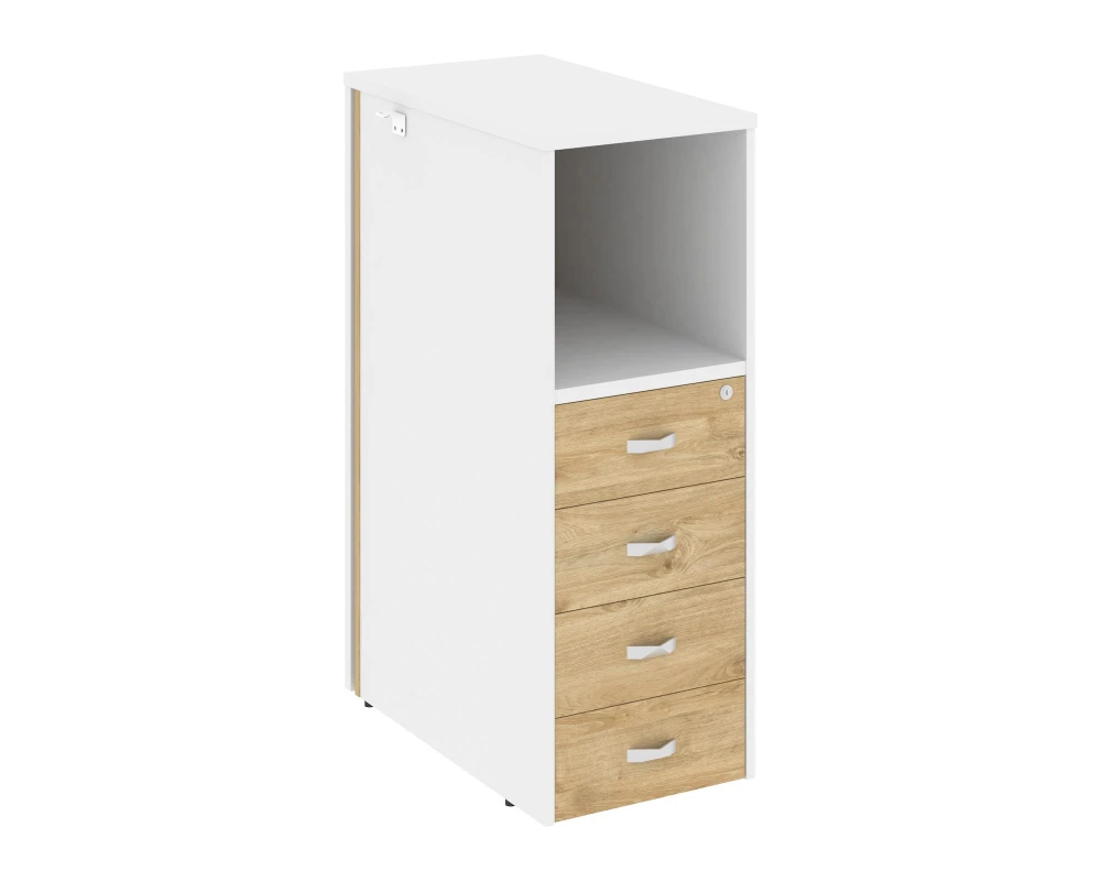 Тумба 4 ящика завершающая, правая Оникс / Onix