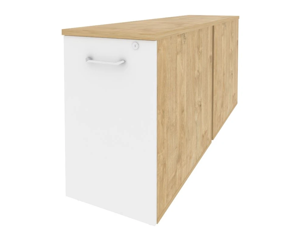 Тумба двойная низкая выдвижная приставная / опорная 432x1635x750 Оникс / Onix