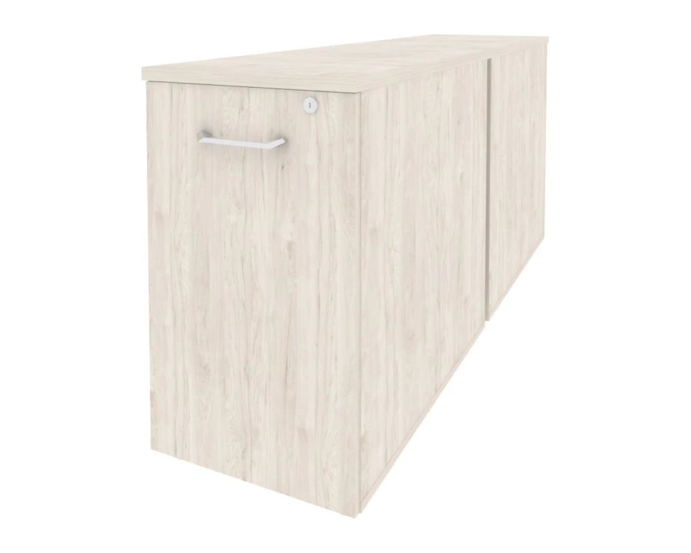 Тумба двойная низкая выдвижная приставная / опорная 432x1635x750 Оникс / Onix