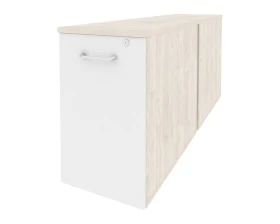 Тумба двойная низкая выдвижная приставная / опорная 432x1635x750 Оникс / Onix images