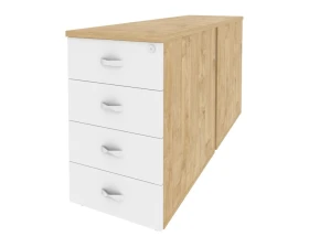 Тумба двойная приставная / опорная 432x1475x750 Оникс / Onix images