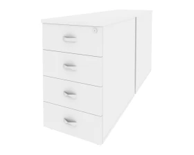 Тумба двойная приставная / опорная 432x1475x750 Оникс / Onix images