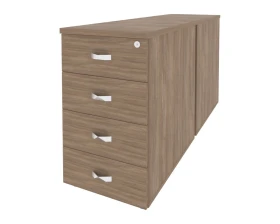 Тумба двойная приставная / опорная 432x1475x750 Оникс / Onix images