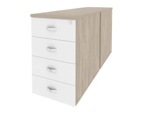 Тумба двойная приставная / опорная 432x1475x750 Оникс / Onix images