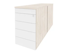 Тумба двойная приставная / опорная (TIP-ON) 432x1475x750 Оникс / Onix images