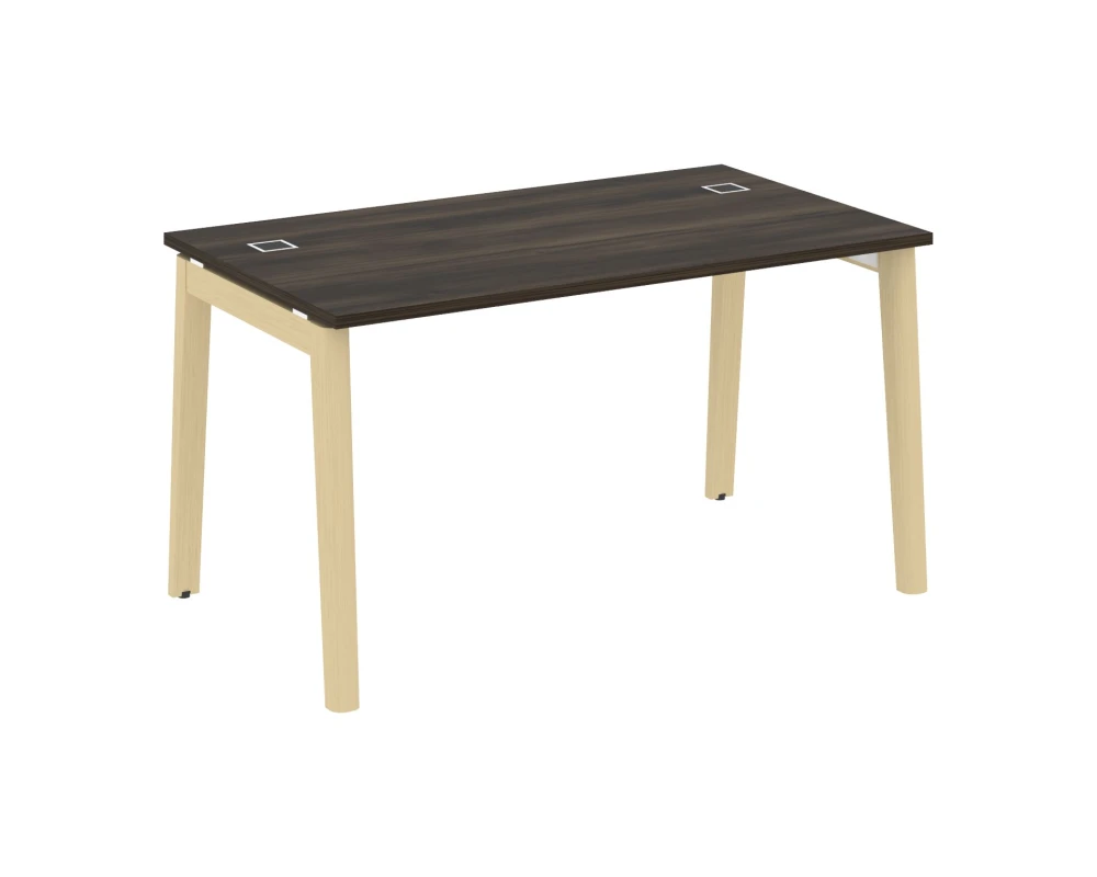 Стол для руководителя, опоры - массив дерева 138x80x75 Оникс Вуд Директ / Onix Wood Direct