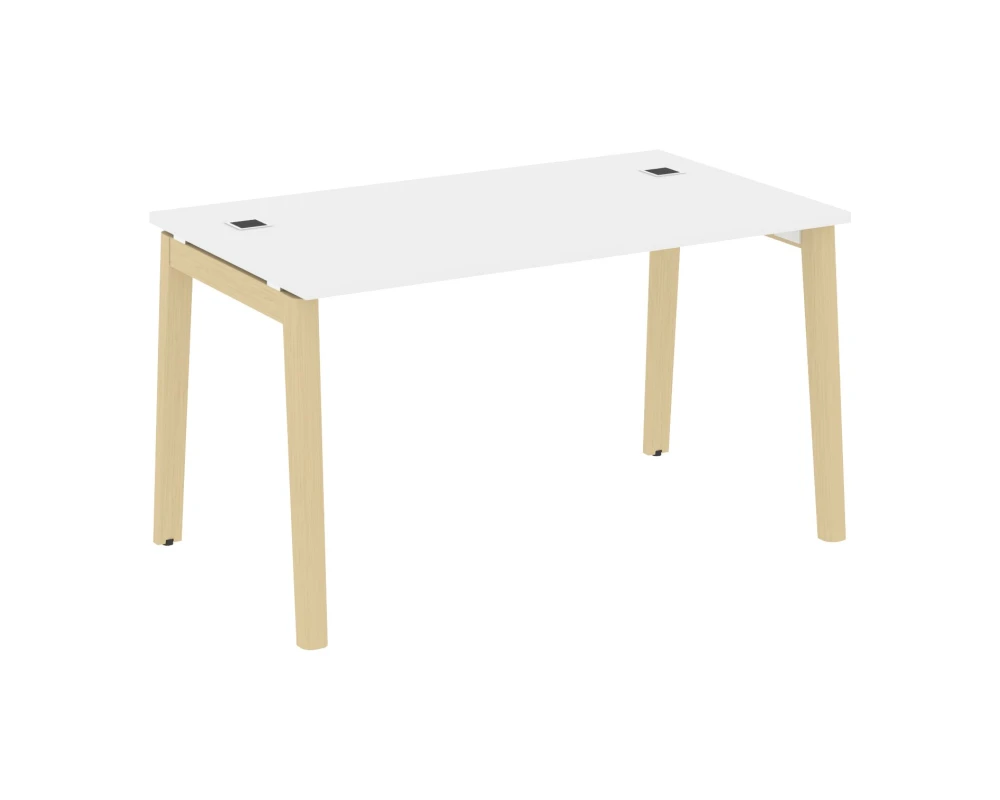 Стол для руководителя, опоры - массив дерева 138x80x75 Оникс Вуд Директ / Onix Wood Direct