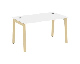 Стол для руководителя, опоры - массив дерева 138x80x75 Оникс Вуд Директ / Onix Wood Direct images