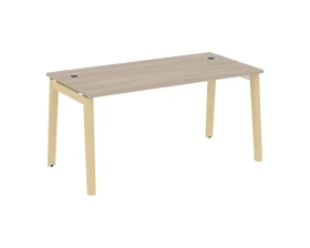 Стол рабочий руководителя, опоры - массив дерева 158x80x75 Оникс Вуд Директ / Onix Wood Direct images