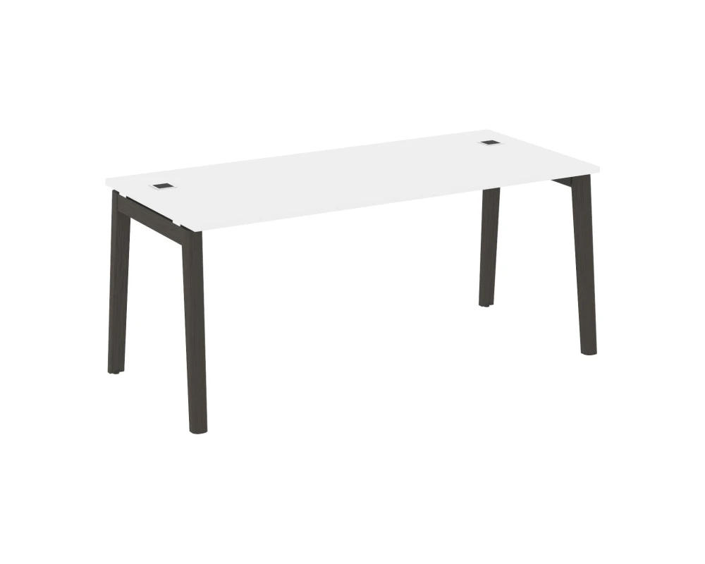 Стол рабочий руководителя, опоры - массив дерева 178x80x75 Оникс Вуд Директ / Onix Wood Direct