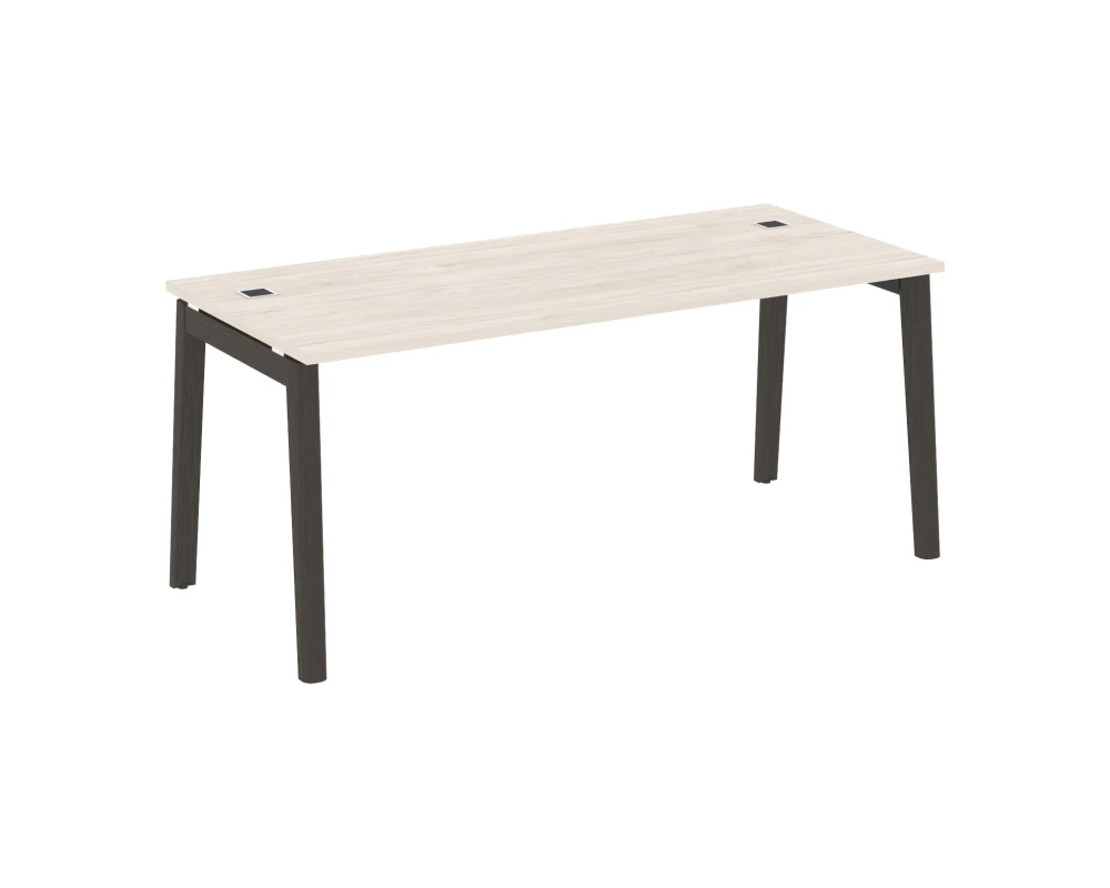 Стол рабочий руководителя, опоры - массив дерева 178x80x75 Оникс Вуд Директ / Onix Wood Direct