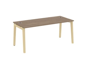 Стол рабочий руководителя, опоры - массив дерева 178x80x75 Оникс Вуд Директ / Onix Wood Direct images