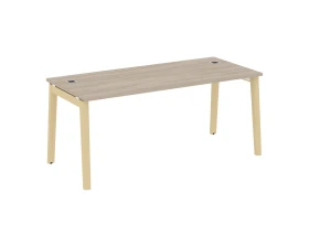 Стол рабочий руководителя, опоры - массив дерева 178x80x75 Оникс Вуд Директ / Onix Wood Direct images